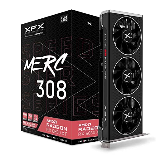 XFX Swift AMD Radeon RX 9060 XT OC White Gaming Edition with 8GB GDDR6 HDMI 2xDP, AMD RDNA 4 RX 9060XT RX-96TSW8GWQ