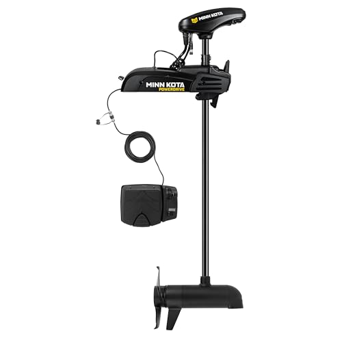 Minn Kota PowerDrive Bow-Mount Electric Trolling Motor with Dual Spectrum Chirp Sonar, 70 Lb. Thrust, 60 in. Shaft, Freshwater