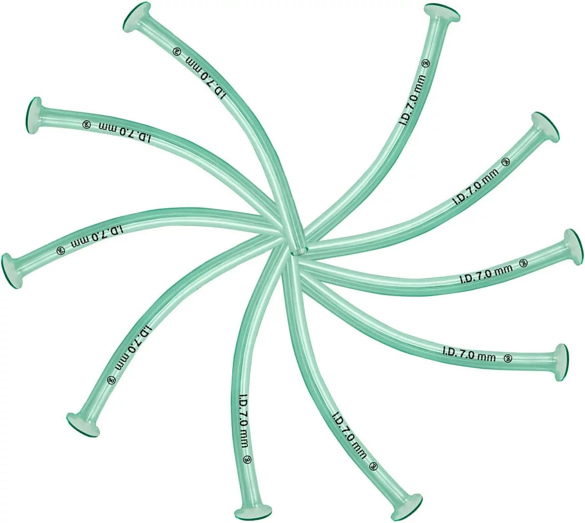 Endure Industries Naso Airway Tube with Lubricating Jelly, Box of 10 (28 FR)