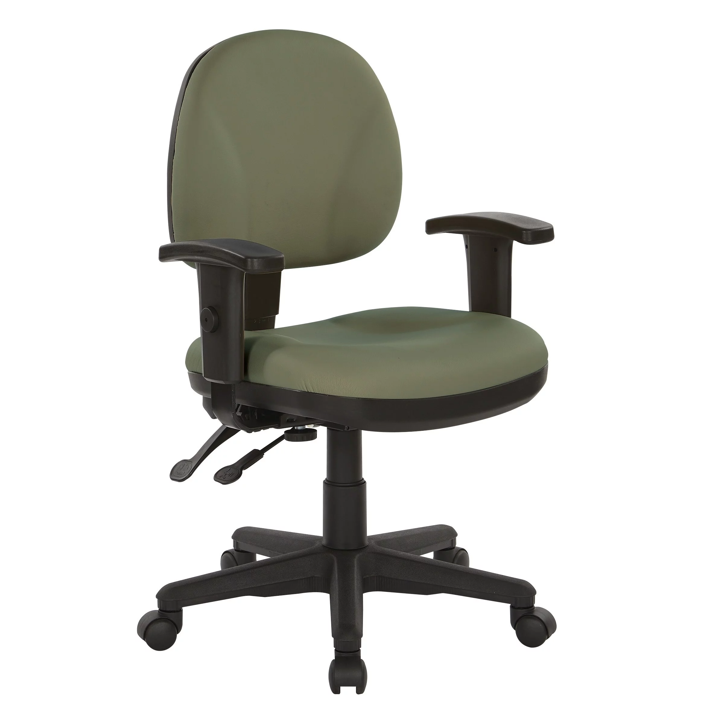 Office Star Products Sculptured Ergonomic Fabricated Office Chair Sage