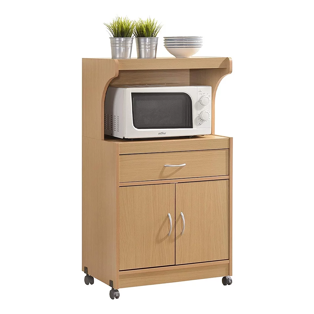 Modern Indoor Furniture Microwave Kitchen Cart