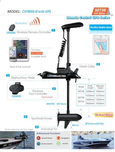 HASWING Boat Electric Trolling Motor – 12V 54