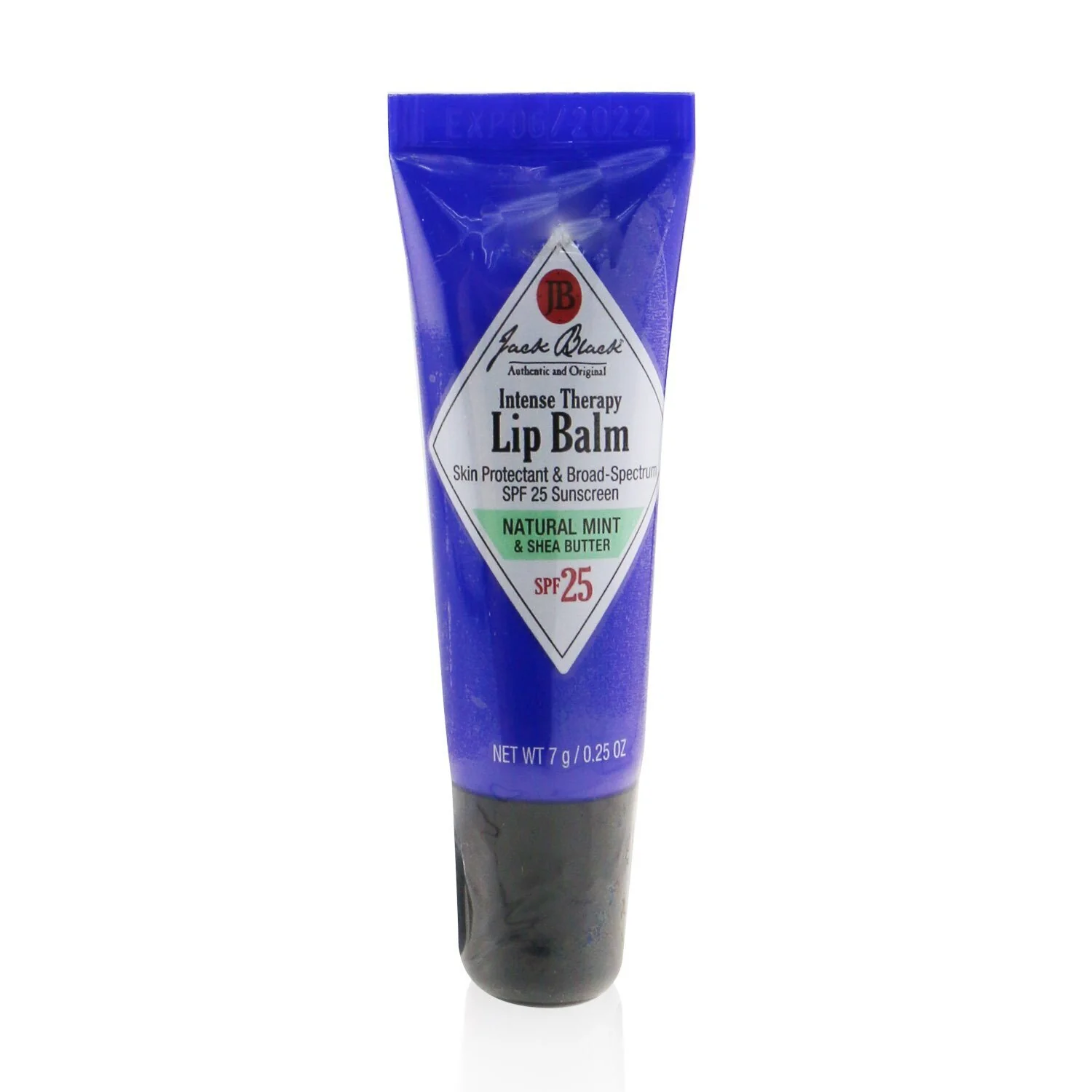 Jack Black Intense Therapy Lip Balm SPF 25 With Natural Mint & Shea Butter  7g/0.25oz
