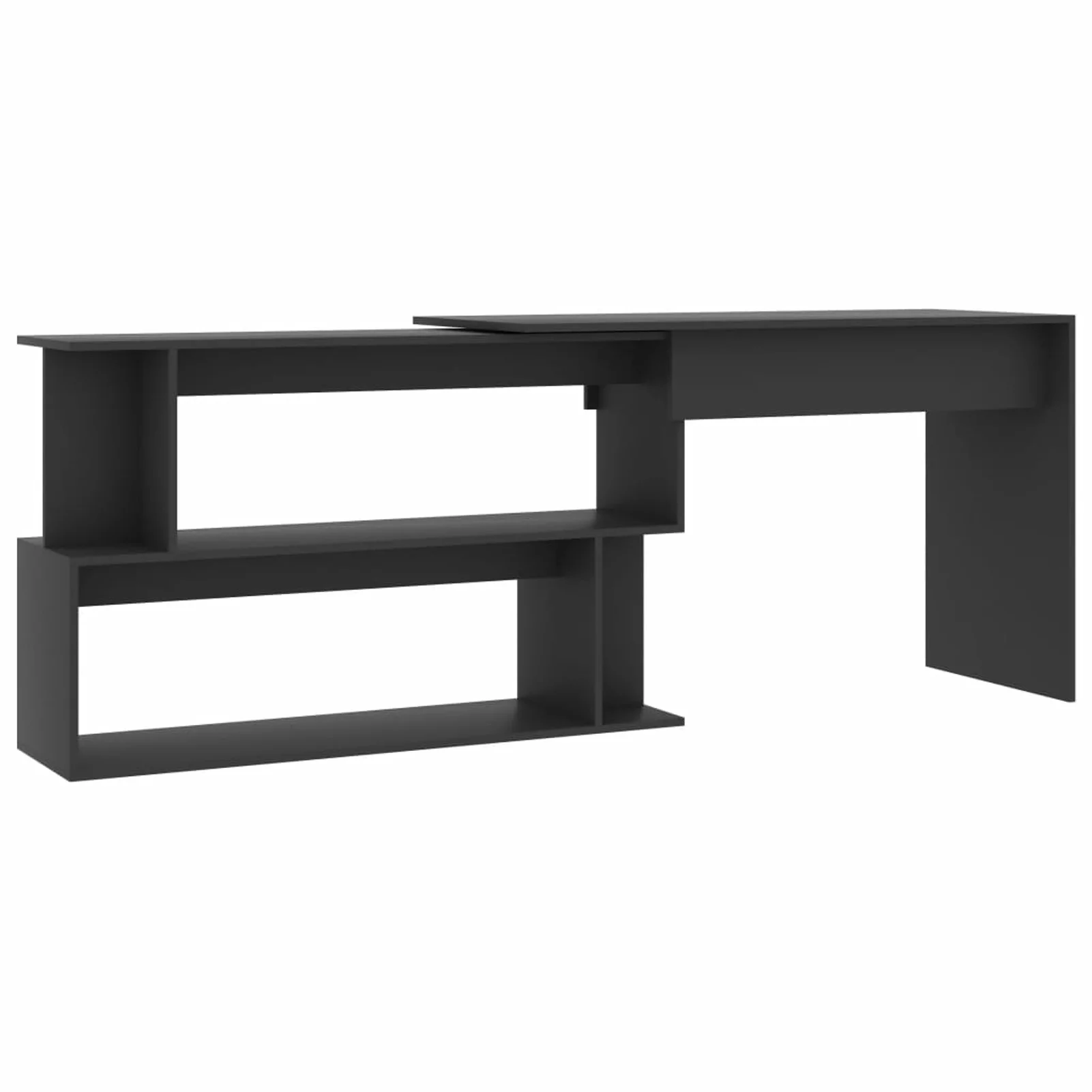 Gecheer Corner Desk Gray 78.7