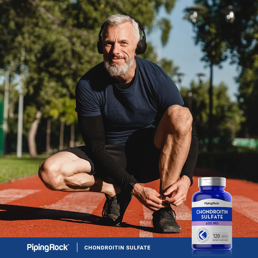 Chondroitin Sulfate 600 mg | 120 Capsules | by Piping Rock