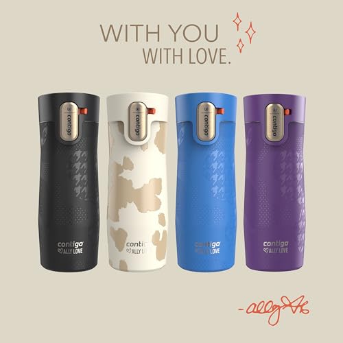 Contigo AUTOSEAL West Loop Vacuum-Insulated Stainless Steel Travel Mug with Easy-Clean Lid 20 oz Sake