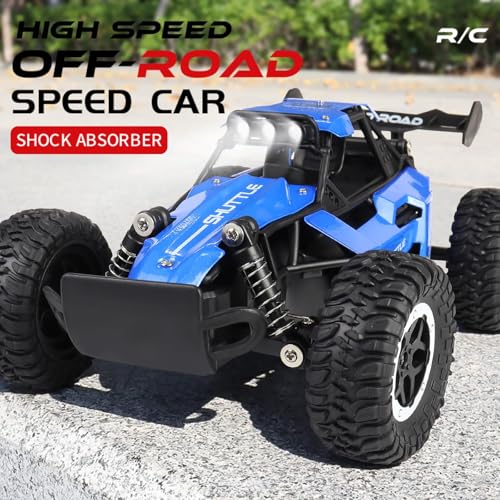 2.4G Remote Control Car, RC Cars Toys，Alloy Off - Road Truck with LED Lights, 20km/h Speed, Suitable for Ages 3+, Ideal Gift for Boys and Girls