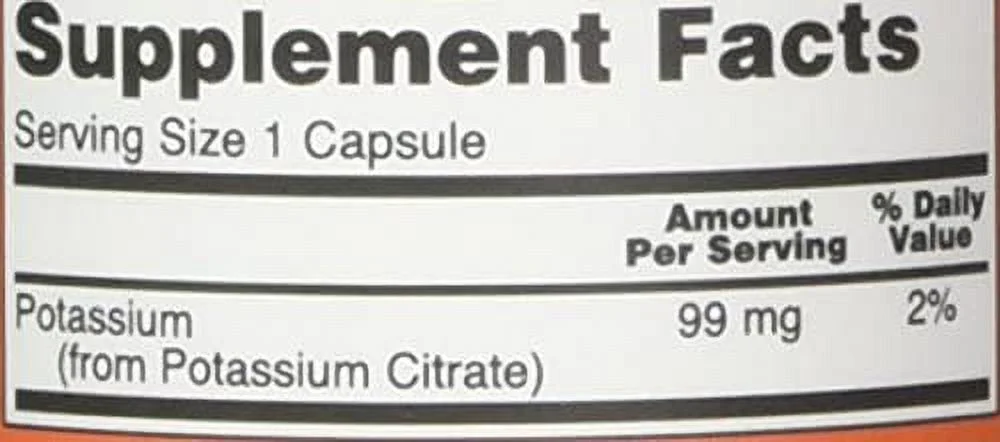 Potassium Citrate 99 mg 180 Capsules (Pack of 2)