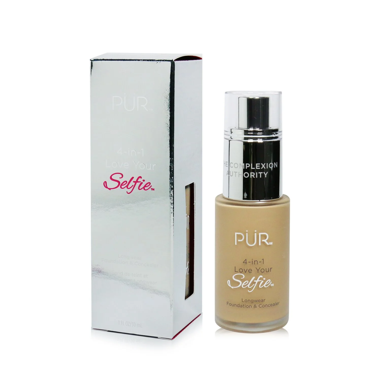 PUR (PurMinerals) 4 in 1 Love Your Selfie Longwear Foundation & Concealer - #TP2 Warm Nude (Light Tan Skin With Pink Undertones)  30ml/1oz
