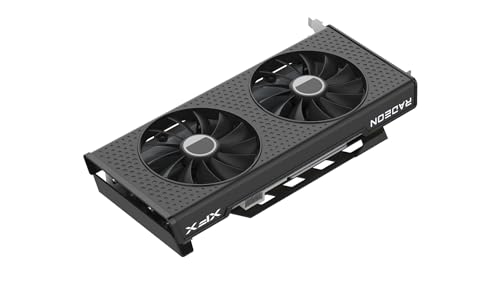 XFX Swift AMD Radeon RX 9060 XT OC White Gaming Edition with 8GB GDDR6 HDMI 2xDP, AMD RDNA 4 RX 9060XT RX-96TSW8GWQ