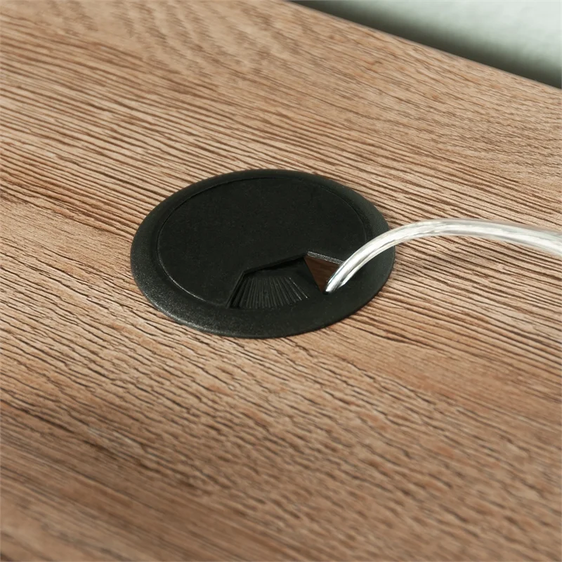 UrbanPro Modern Engineered Wood Writing Desk in Brushed Oak Finish