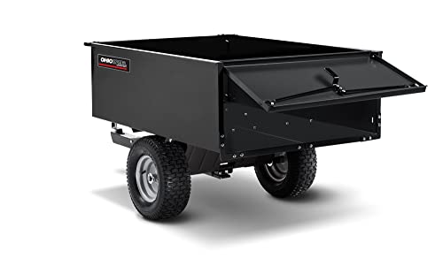Ohio Steel 3040P-SD Poly Swivel Dump Cart, 10 cu.ft., 600 lb Load Capacity