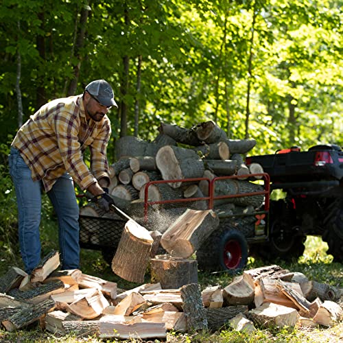 YUTRAX® HC1750 Trailer, Heavy-Duty Trailer, 1750 lb. Load Capacity, Heavy-Duty Steel Construction, Haul 28 Cub Feet, Minimal Assembly, Large Flotation Tires