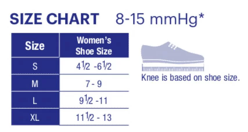 JOBST soSoft Knee High Compression Socks 20-30 mmHg Closed Toe - Ribbed Sand Small