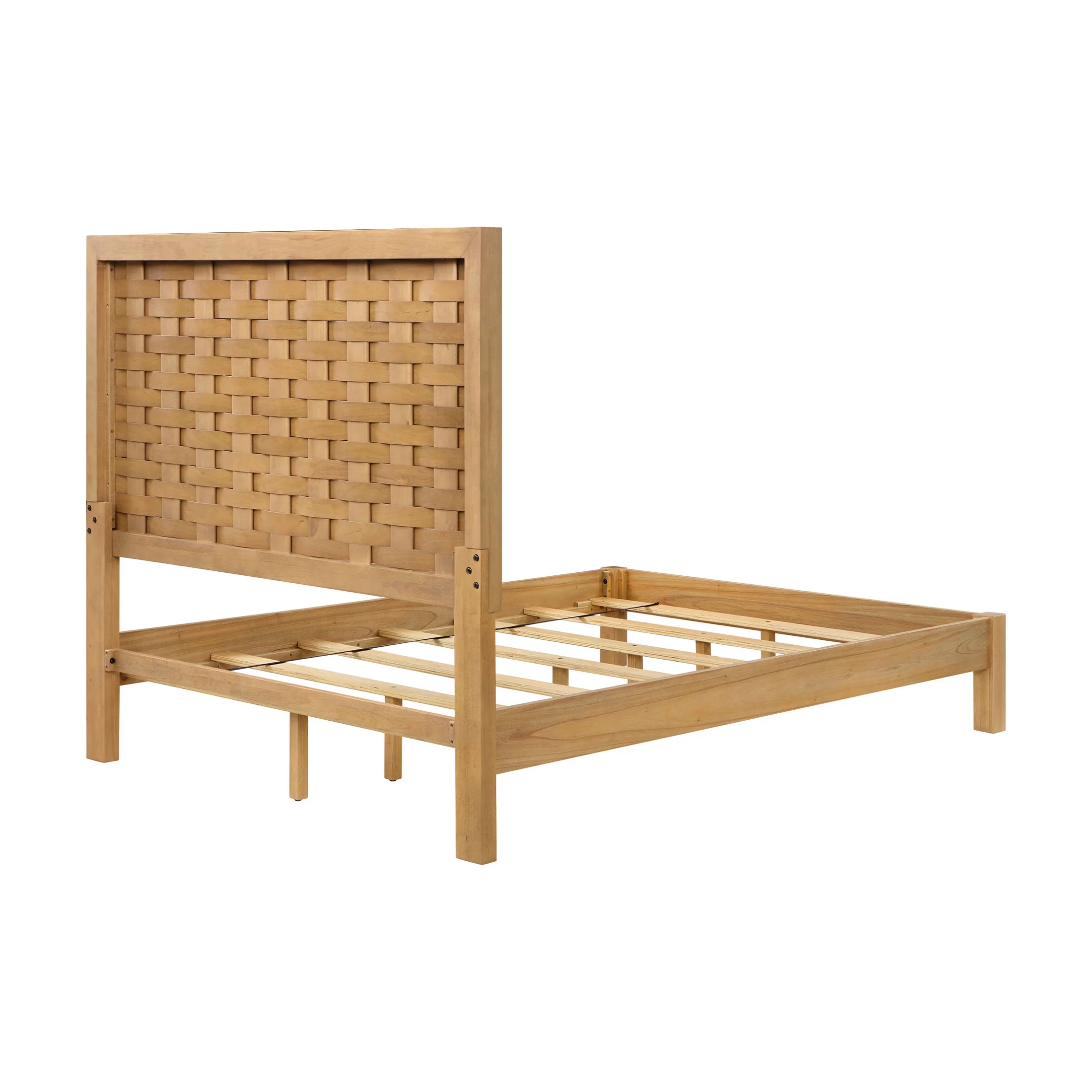 Better Homes & Gardens Bristol Queen Woven Bed, Natural Oak finish, by Dave & Jenny Marrs