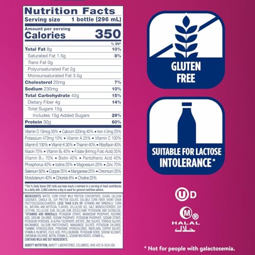 Ensure COMPLETE Vanilla Nutrition Shake, Complete, Balanced Meal Replacement, Ready To Drink, 30g Protein, 25 Vitamins & Minerals, 10 fl oz—24 Pack