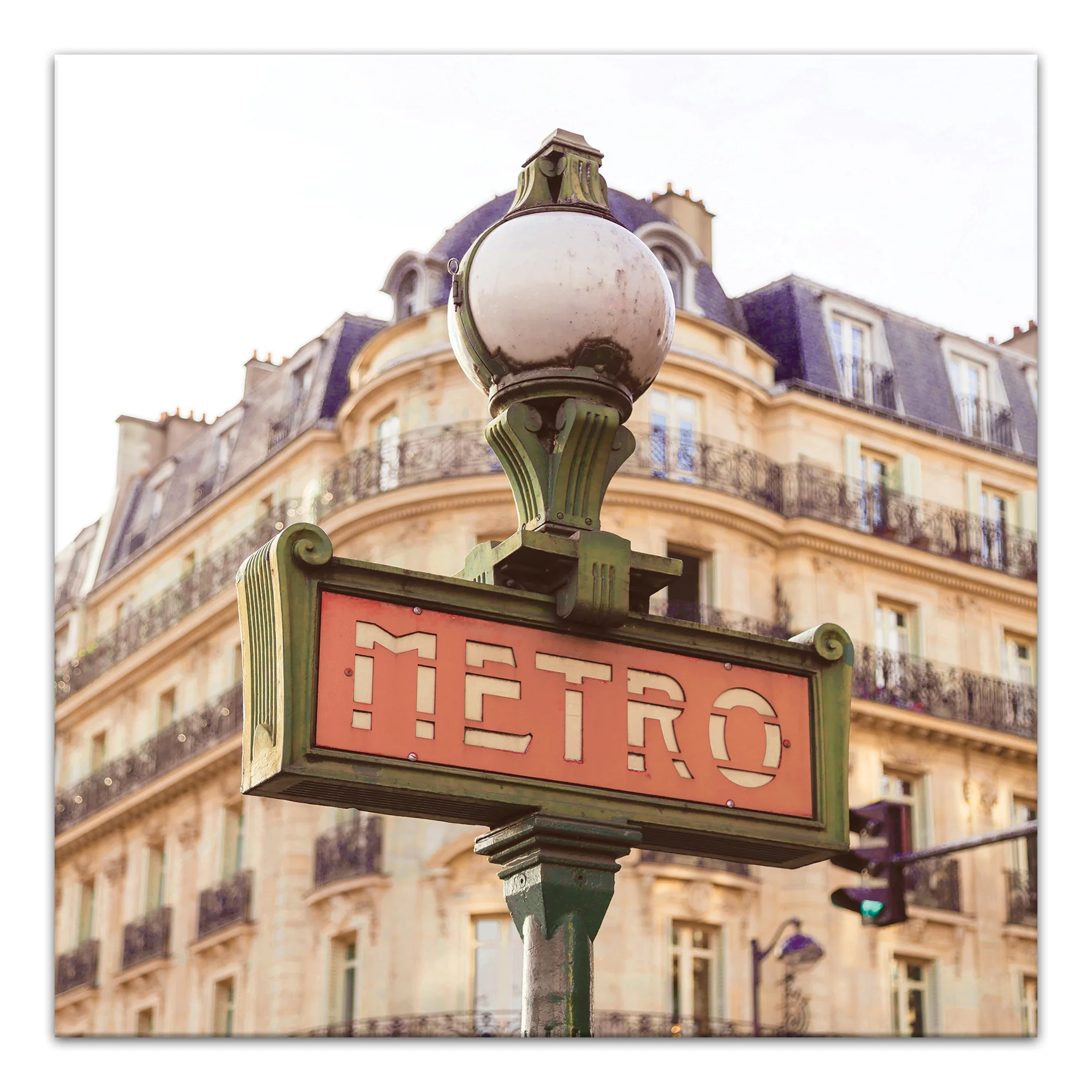 Creative Products Metro Sign 16 x 16 Canvas Wall Art
