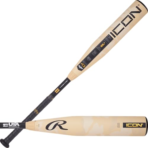 Rawlings | 2025 | ICON Baseball Bat | USA | -12 / -10 / -8 Drop | 2 5/8' Barrel | 2 Pc. Composite