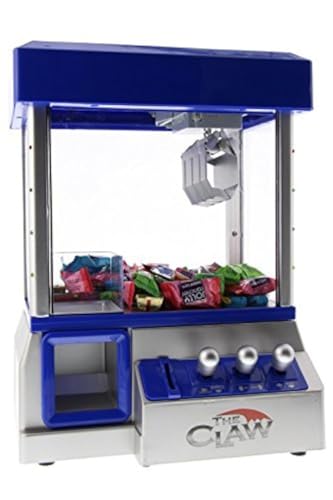 Mini Claw Machine For Kids – The Claw Toy Grabber Machine is Ideal for Children and Parties, Fill with Small Toys and Candy – Claw Machines Feature LED Lights, Loud Sound Effects and Coins