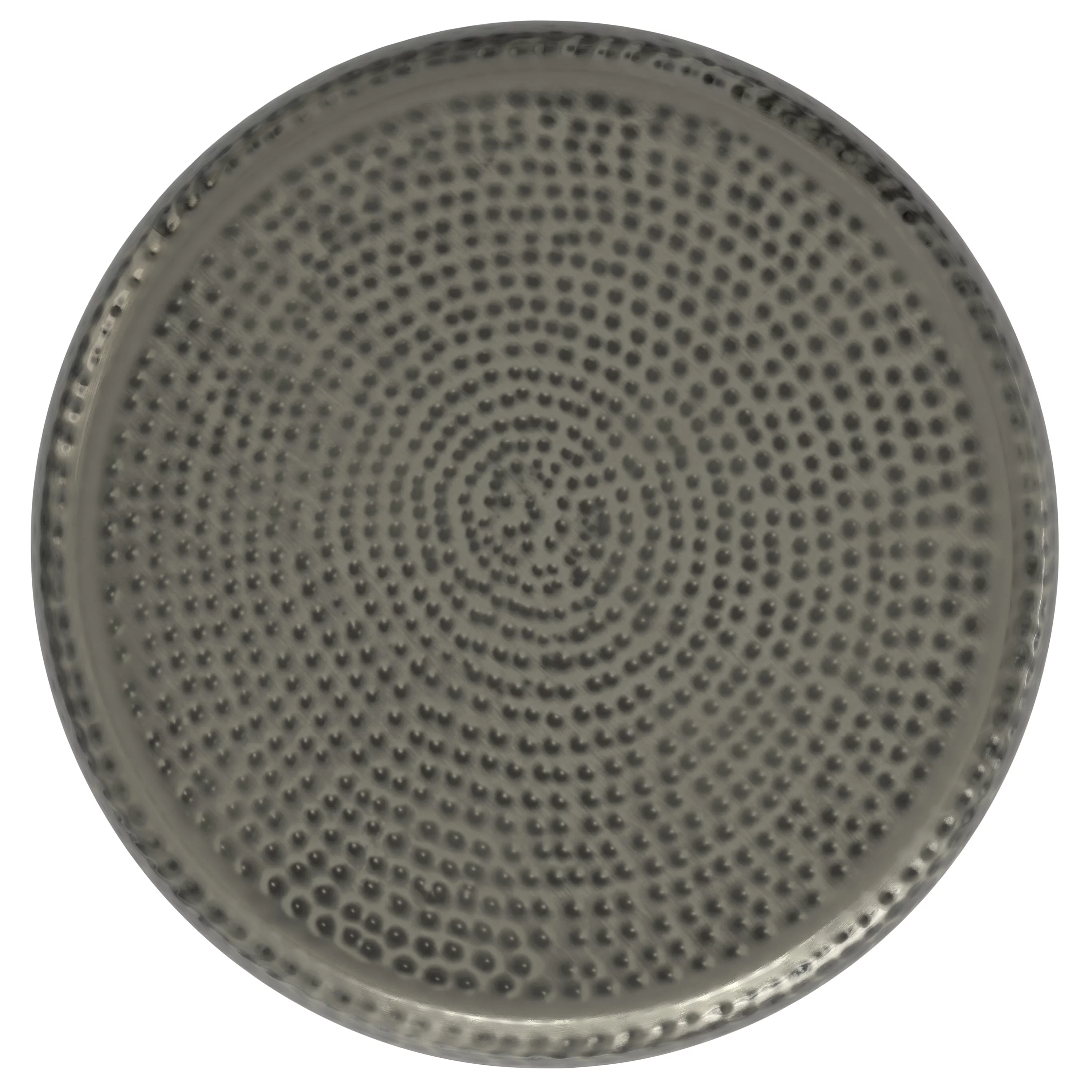 Simpli Home Preston Modern Industrial 22 inch Wide Metal Metal Side Table in Antique Silver , Fully Assembled