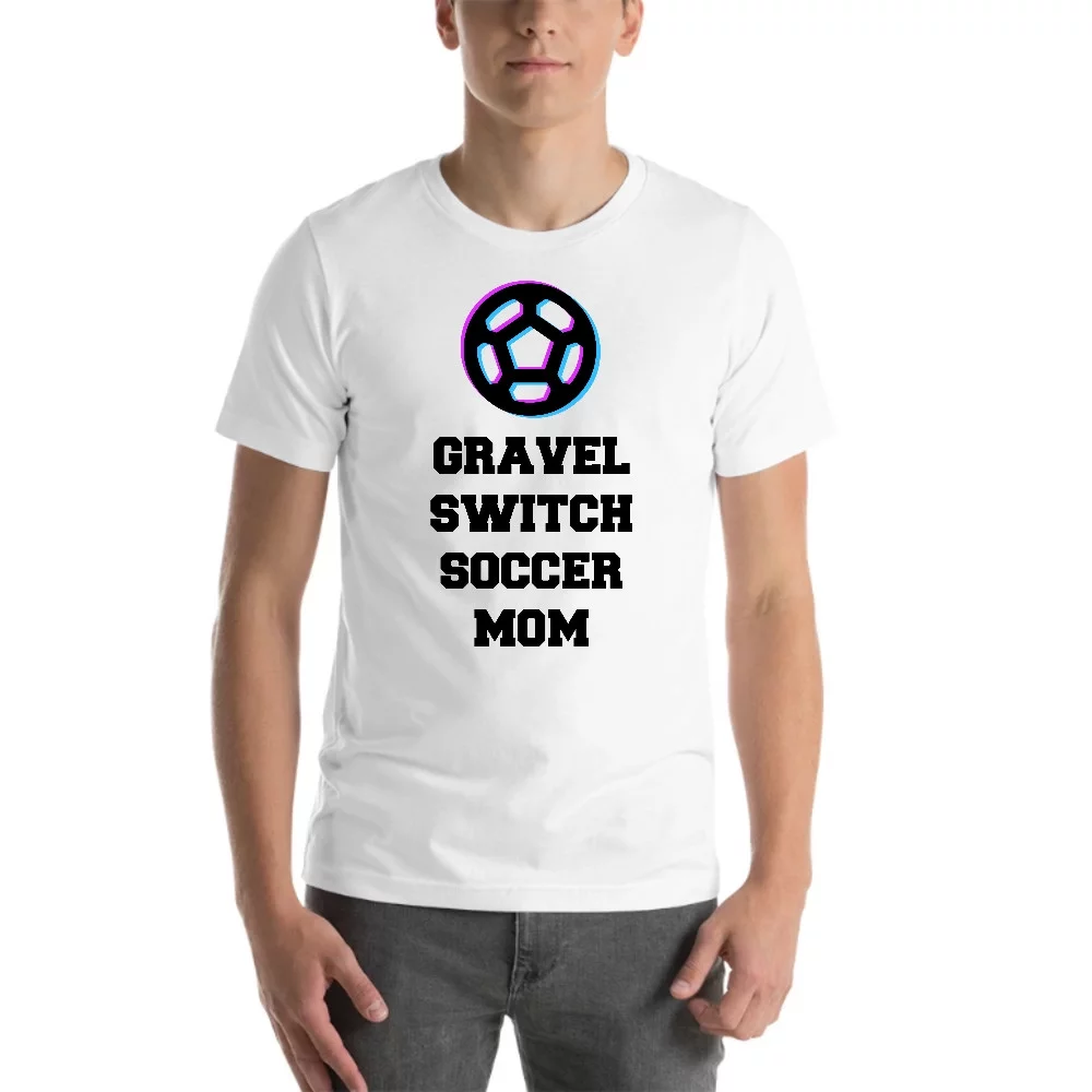 2XL Tri Icon Gravel Switch Soccer Mom Short Sleeve Cotton T-Shirt By Undefined Gifts