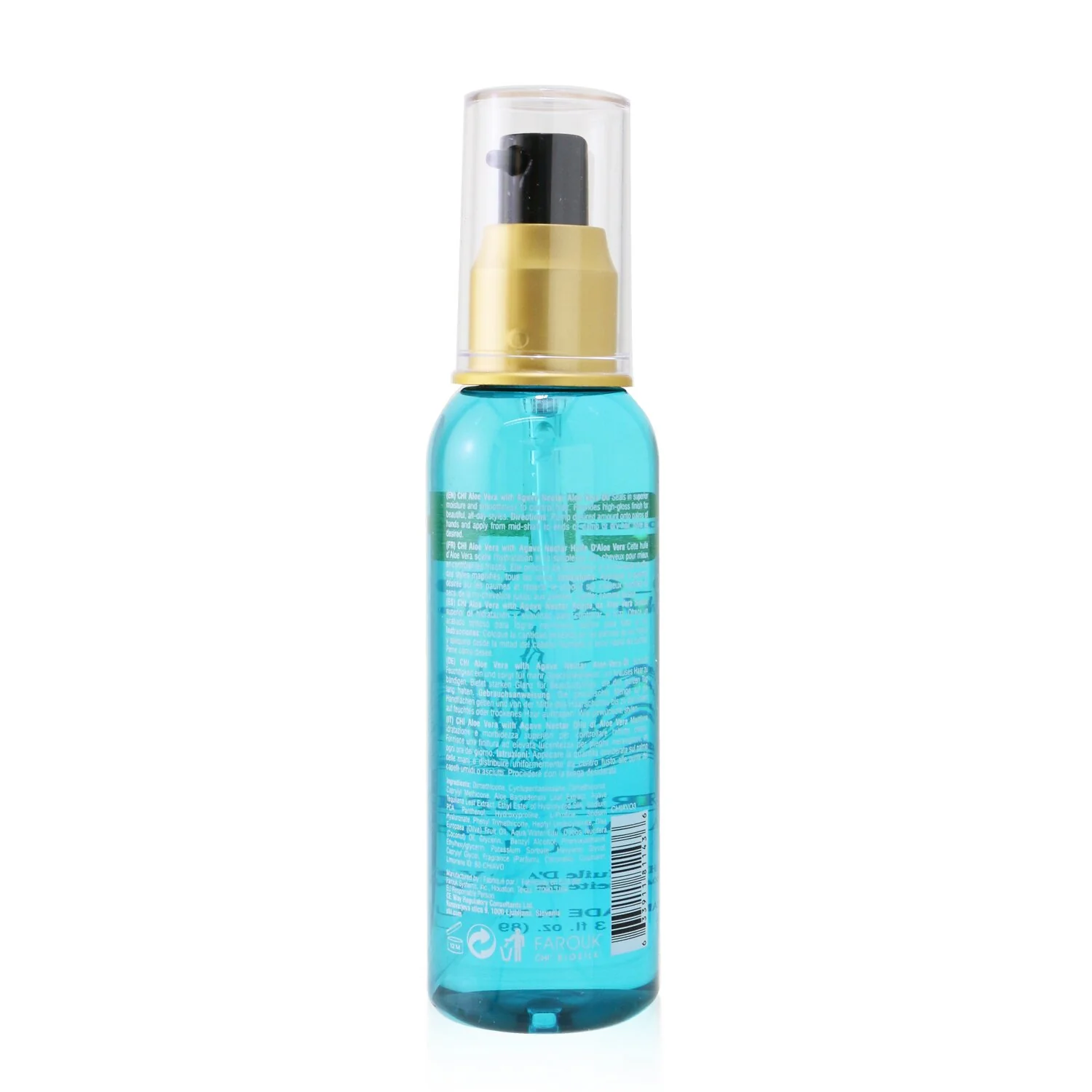 CHI Aloe Vera with Agave Nectar Curls Defined Aloe Vera Oil  89ml/3oz