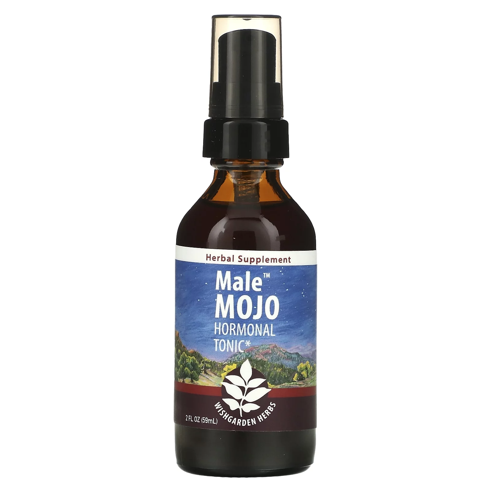 WishGarden Herbs Male Mojo, Hormone Tonic, 2 fl oz (59 ml)