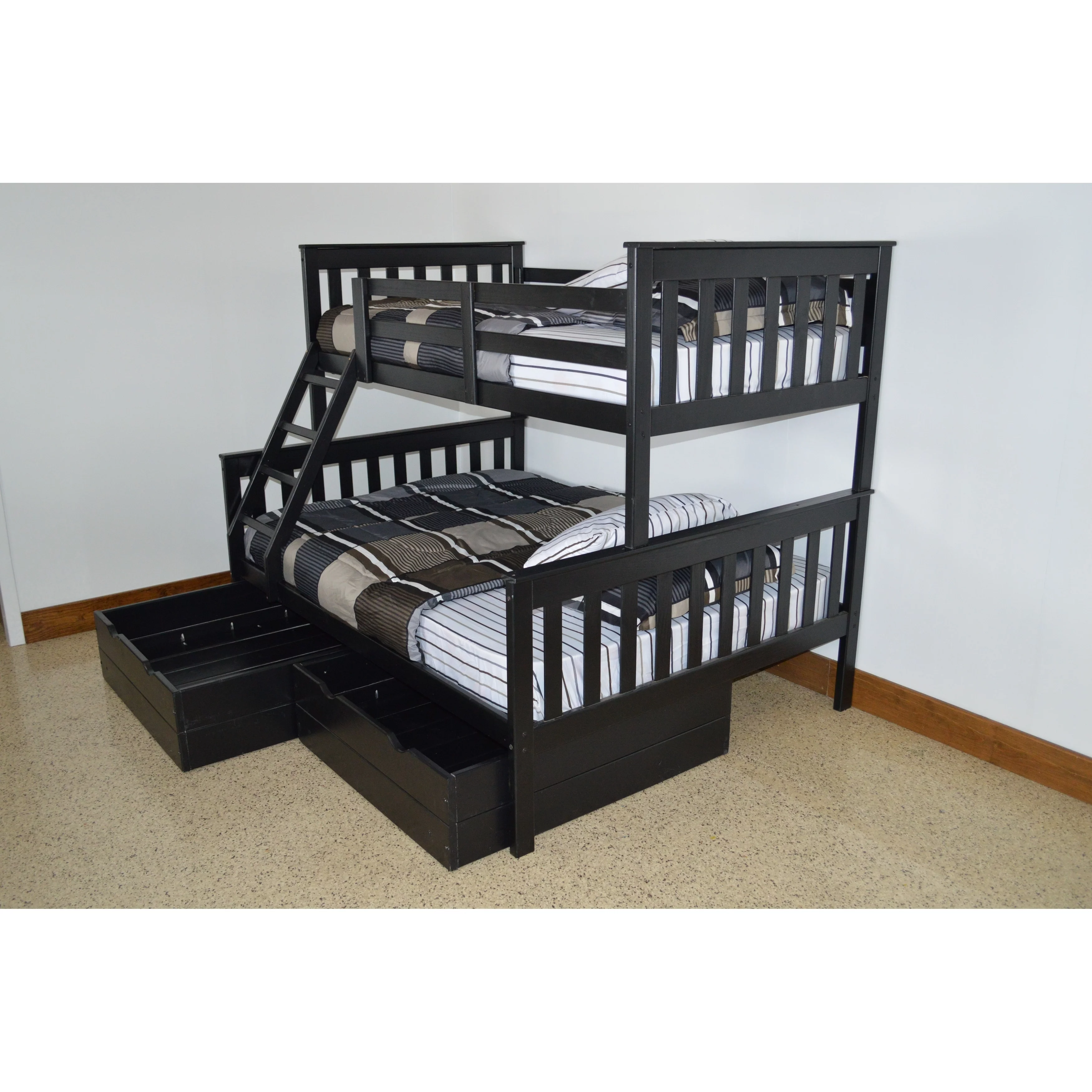 Kunkle Holdings LLC Pine 2 Piece Full Drawers Unfinished Wood Finish