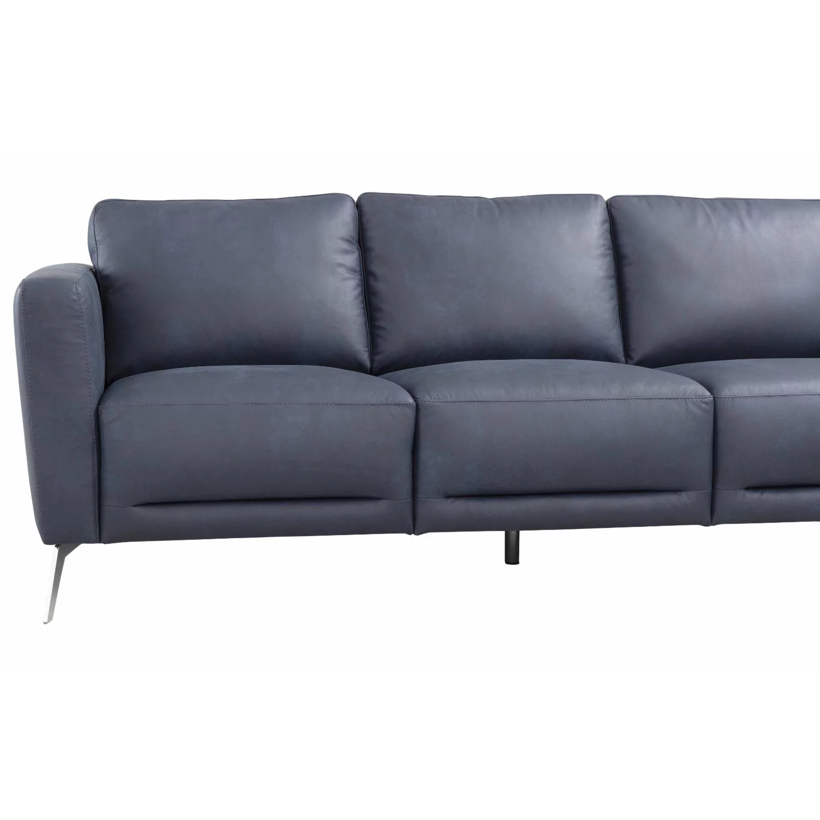 LV00212 - Sofa , Blue Leather - Astonic