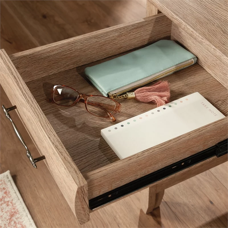 UrbanPro Modern Engineered Wood Writing Desk in Brushed Oak Finish
