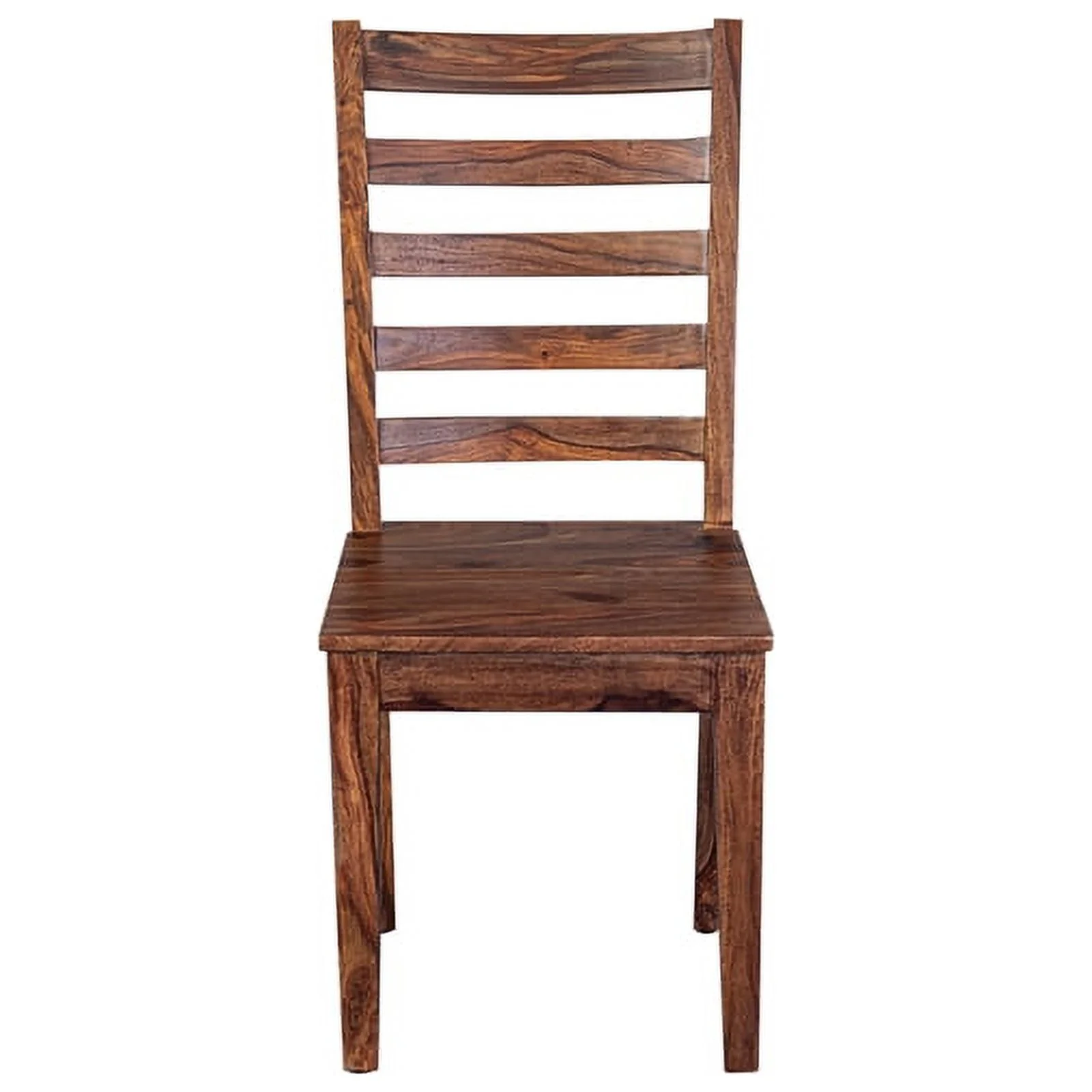 Hawthorne Collections Sonora Solid Sheesham Wood Dining Chair - Brown