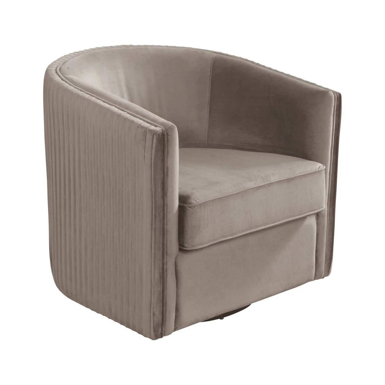 Alpine Furniture Home Furniture Maison Swivel Chair - Light Grey