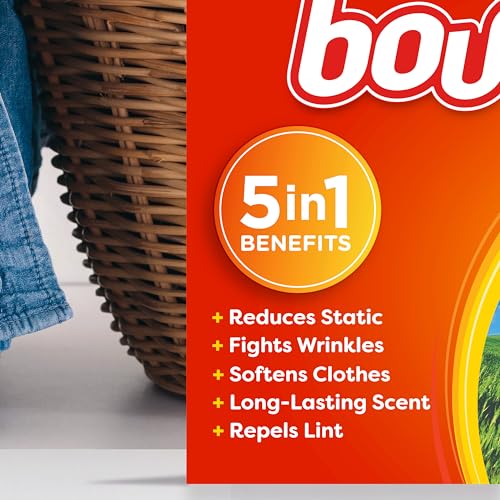 Bounce Dryer Sheets, Outdoor Fresh, 240 Count, Laundry Fabric Softener Sheets with Static Control and Wrinkle Fighters, Bounce Dryer Sheets, Fabric Softener Sheets