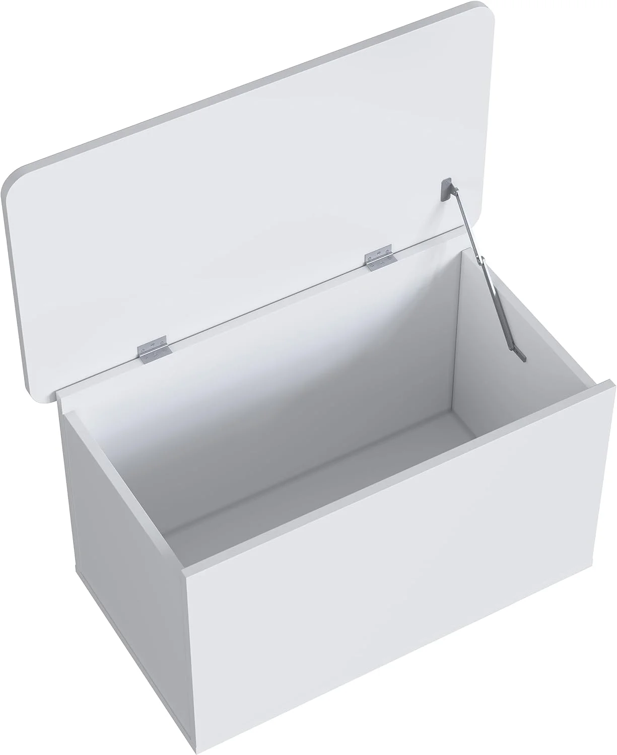 WANHUI - Art in Moveis Chest & Storage Trunk for Blankets, Balls, Shoes, Clothes - Entryway Storage Box with Lid - Premium CARB-Free Engineered Wood - White