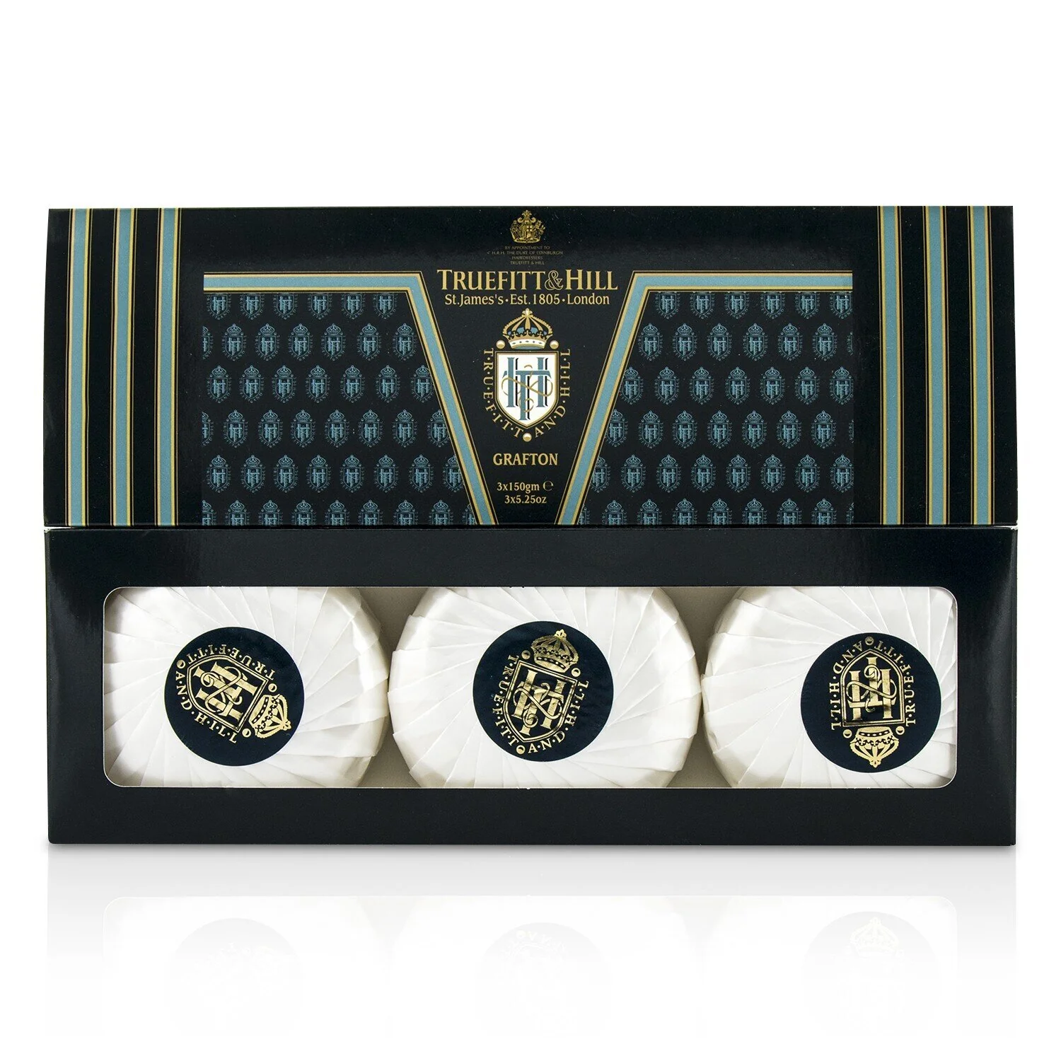 Truefitt & Hill Grafton Luxury Soap (Triple)  3x150g/5.25oz