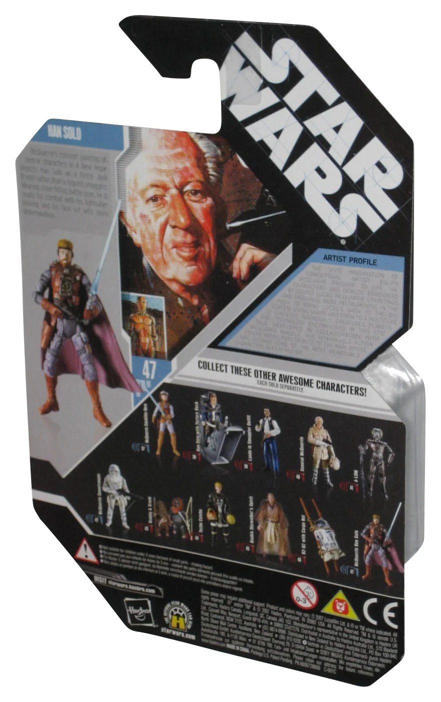 Star Wars 30th Anniversary (2007) Hasbro McQuarrie Series Han Solo Figure #7