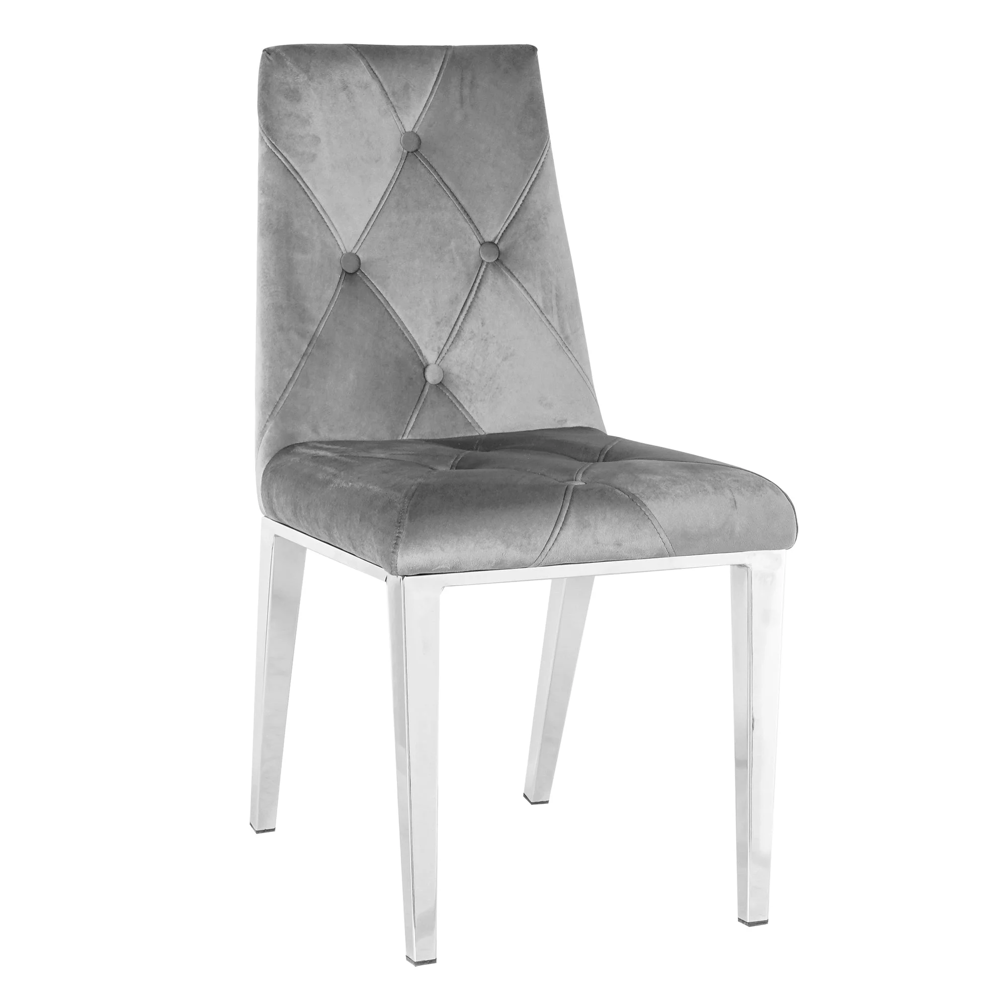 Chrome Luxe Dining Chairs