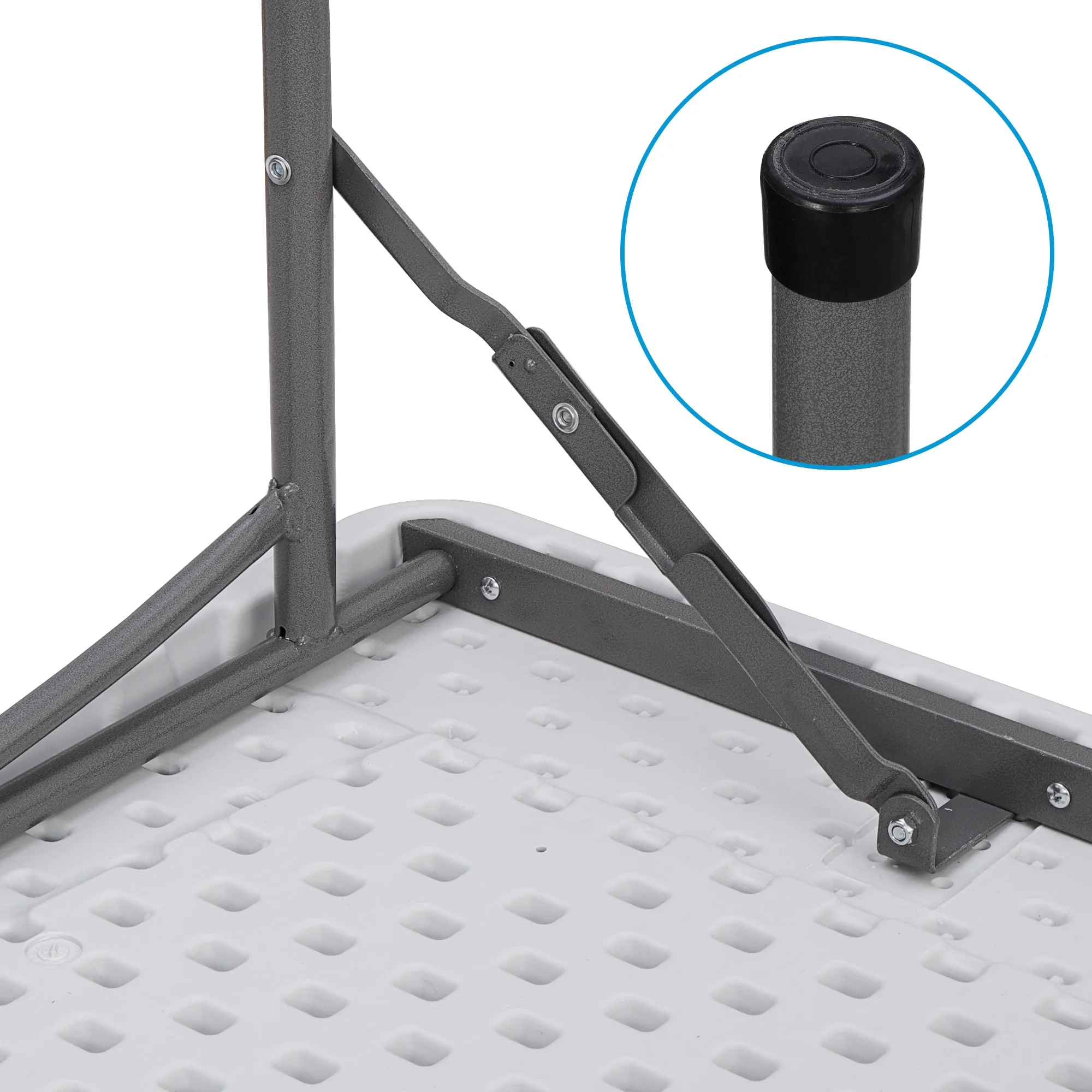 Segawe Camping Table, White, 3 ft, 3 ft