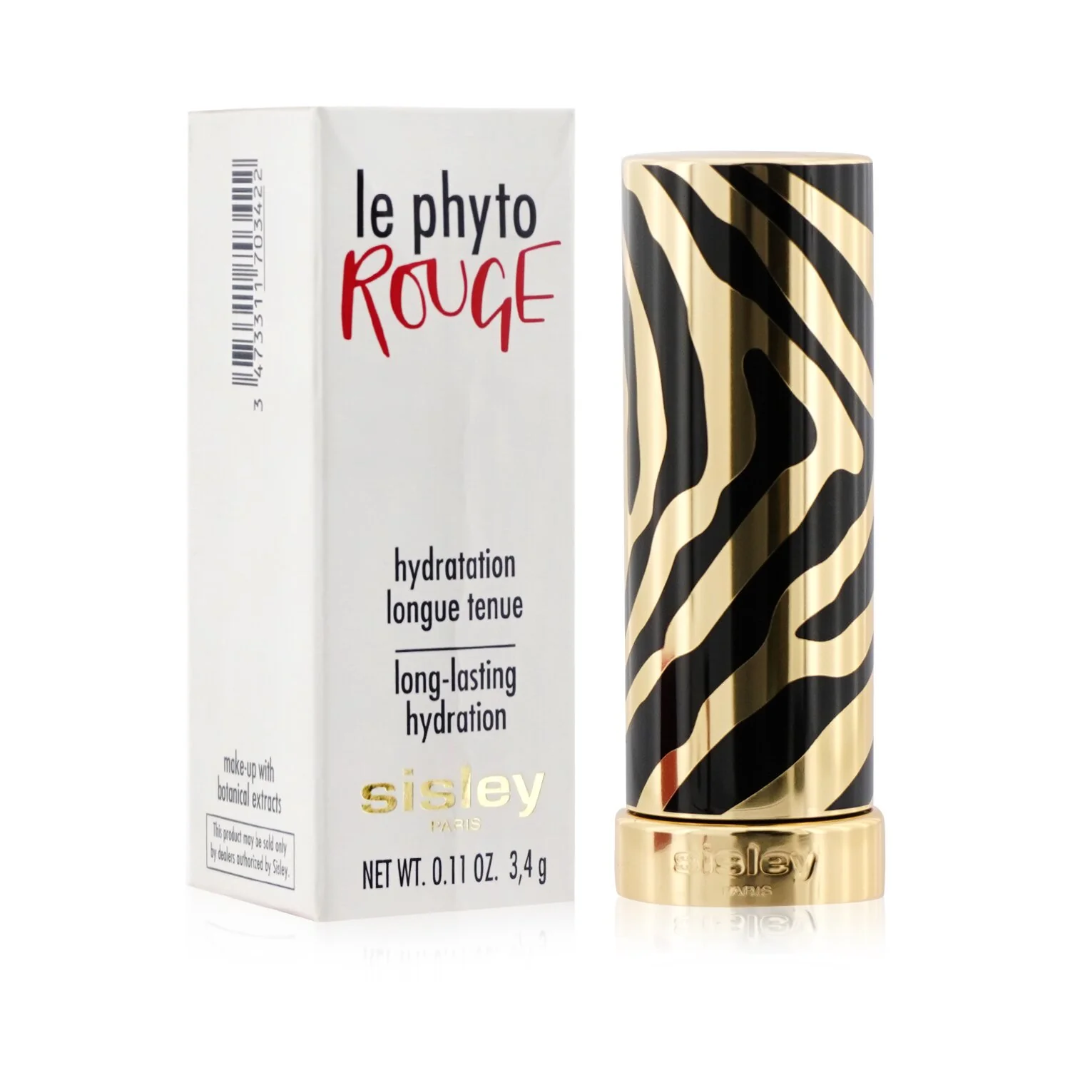 Sisley Le Phyto Rouge Long Lasting Hydration Lipstick - # 10 Beige Jaipur  3.4g/0.11oz