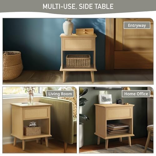 INK+IVY Teagan Lift-Top Rattan Coffee Table