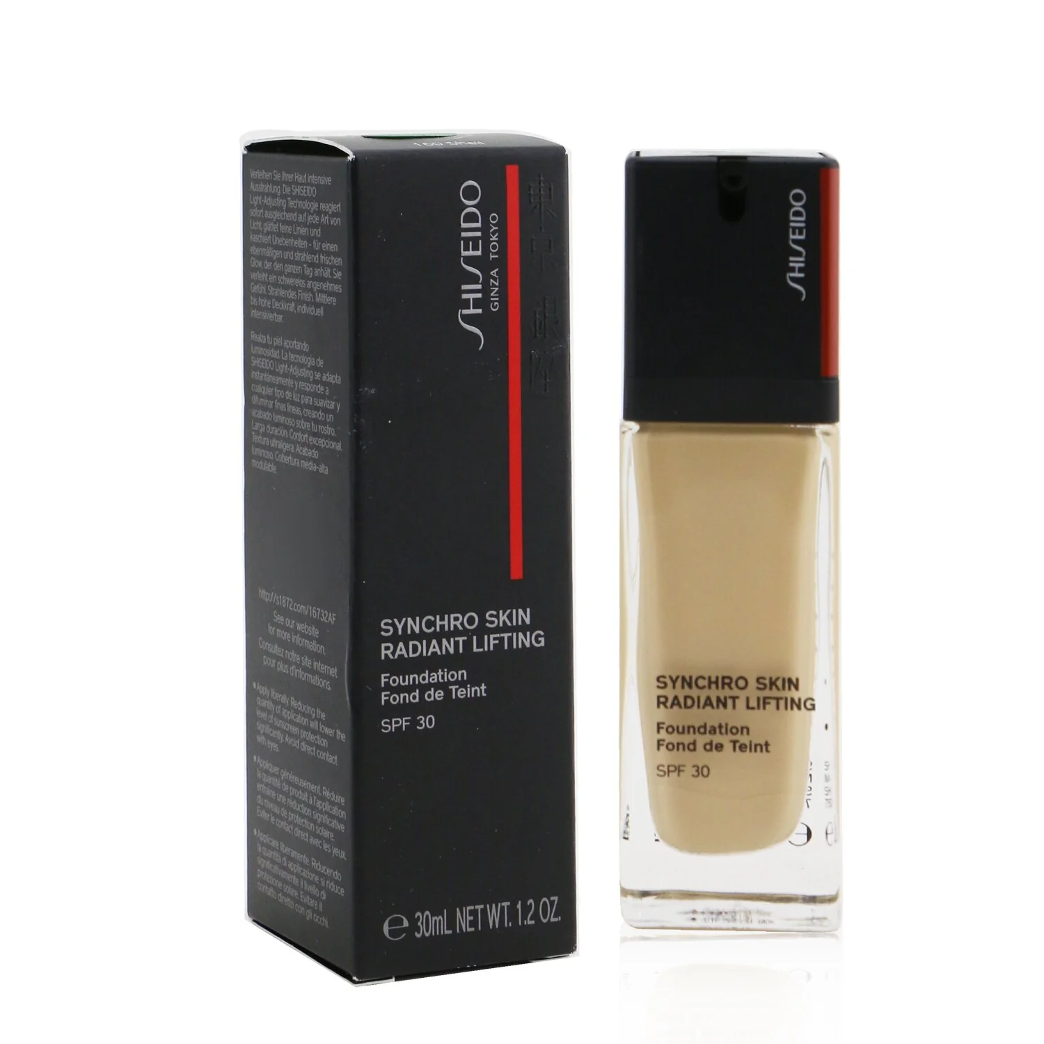 Shiseido Synchro Skin Radiant Lifting Foundation SPF 30 - # 360 Citrine  30ml/1.2oz