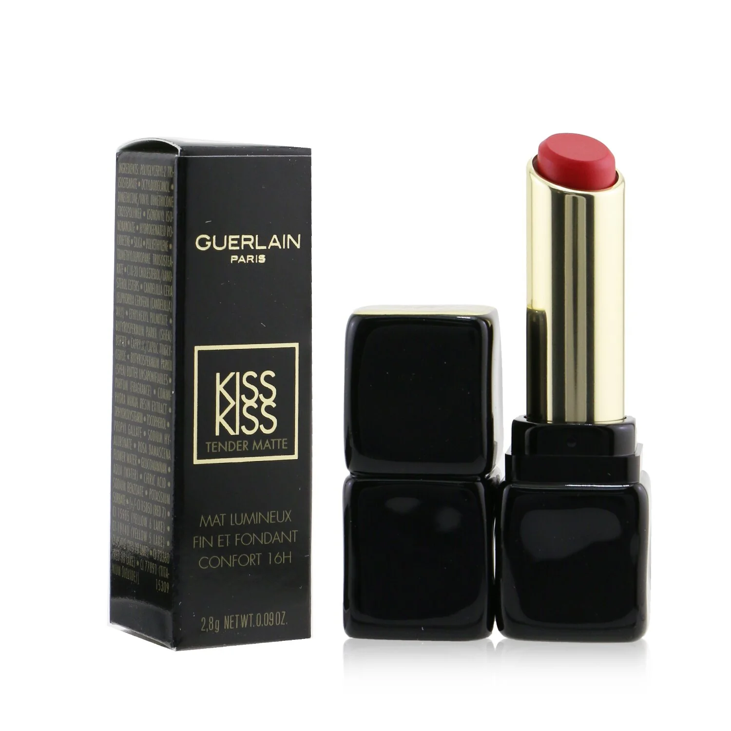 Guerlain Kisskiss Tender Matte Lipstick - # 770 Desire Red  2.8g/0.09oz