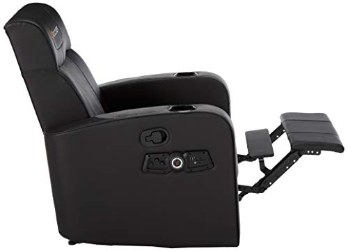 X Rocker Gamma Recliner Gaming Chair, 2.1 Bluetooth Audio System, Headrest Mounted Speakers, Built-in Footrest and Cupholder, 718001, 34.84