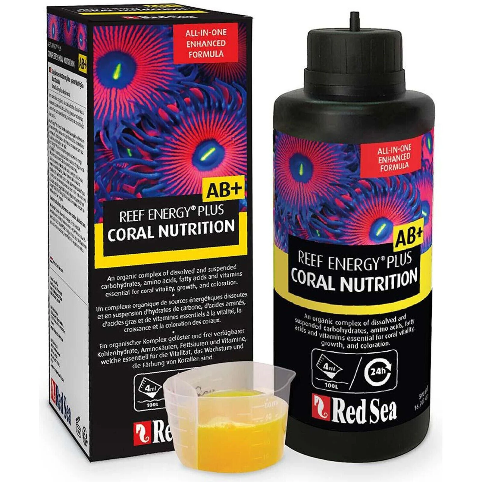 Red Sea Reef Energy Plus AB+ Coral Nutritional Supplement 8.45 fl oz