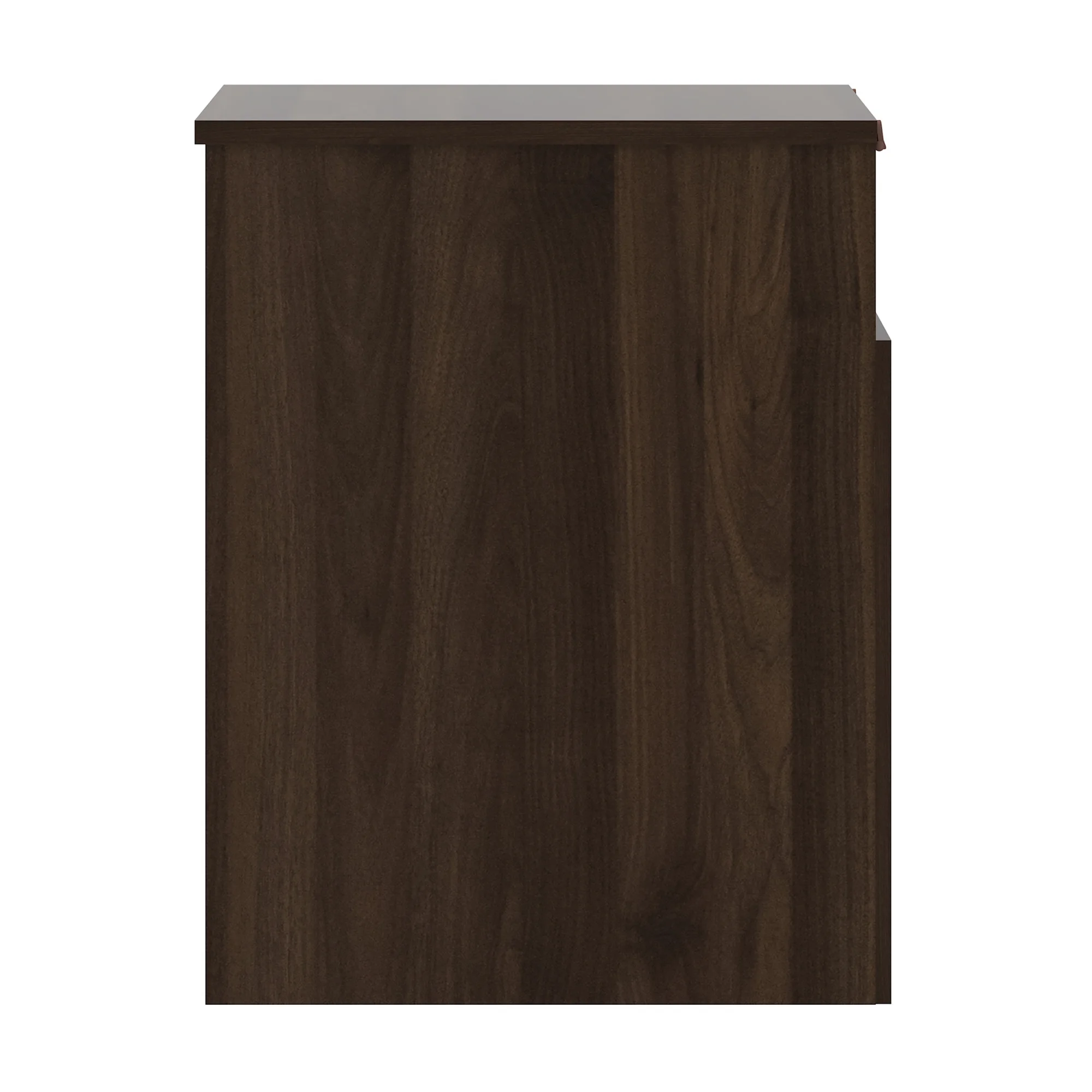 Mainstays Ardent Open Shelf Nightstand, Dark Walnut