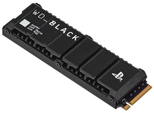 WD_BLACK 2TB SN850P NVMe M.2 SSD Officially Licensed Storage Expansion for PS5 Consoles, up to 7,300MB/s, with heatsink - WDBBYV0020BNC-WRSN