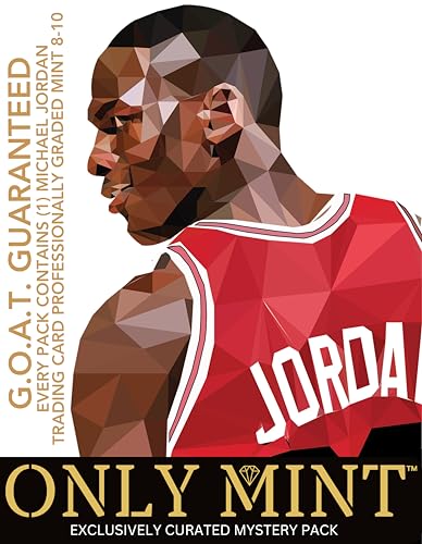 Ultimate Guaranteed Graded Mint 8-10 Michael Jordan Graded Card Mystery Booster Pack 8-10 Air Jordan in Every Pack | Basketball Card Grade by PSA BGS SGC CSG | Blind Bag Contains 1 Graded MJ