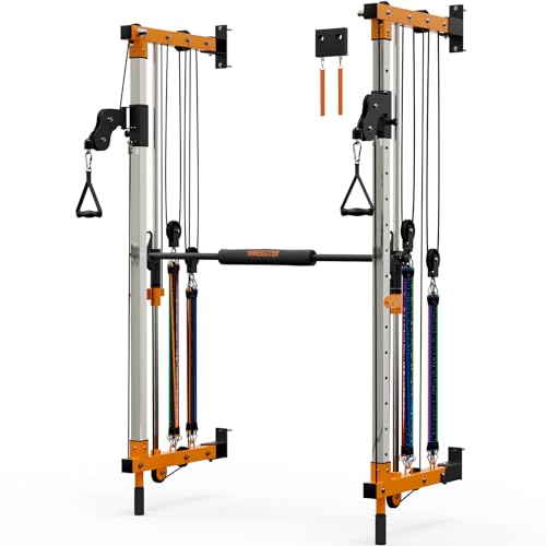 Wall Mount Smith Machine, Power Cage Rack, Cable Crossover Machine, Gym Squat Rack, Pull Up Bar, Cable Fly System, Home Gym Solution