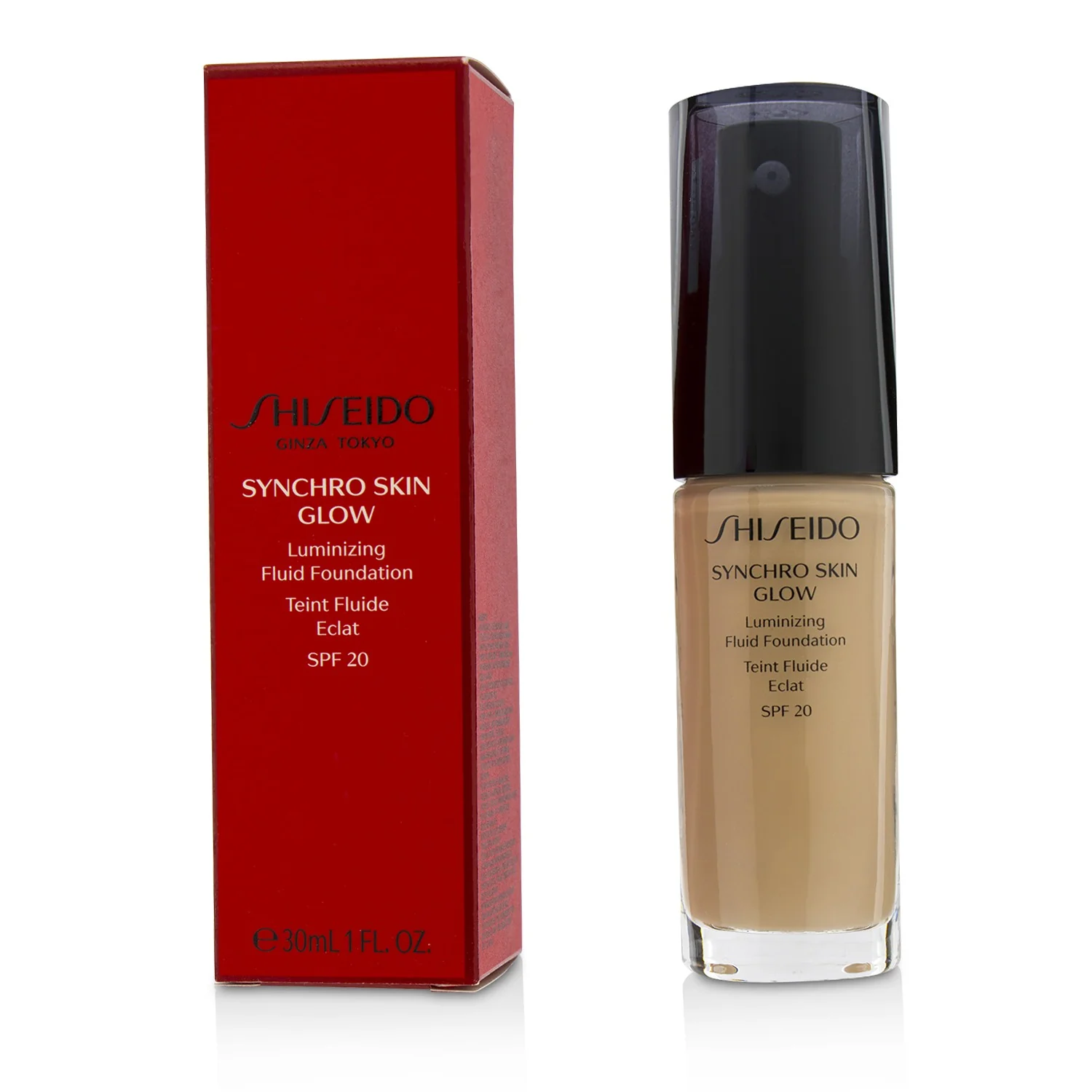 Shiseido Synchro Skin Glow Luminizing Fluid Foundation SPF 20 - # Neutral 2  30ml/1oz