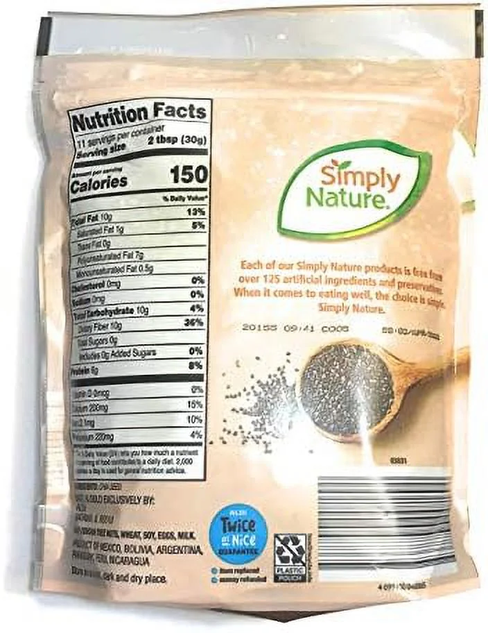 Chia Seeds, 12 Ounce.